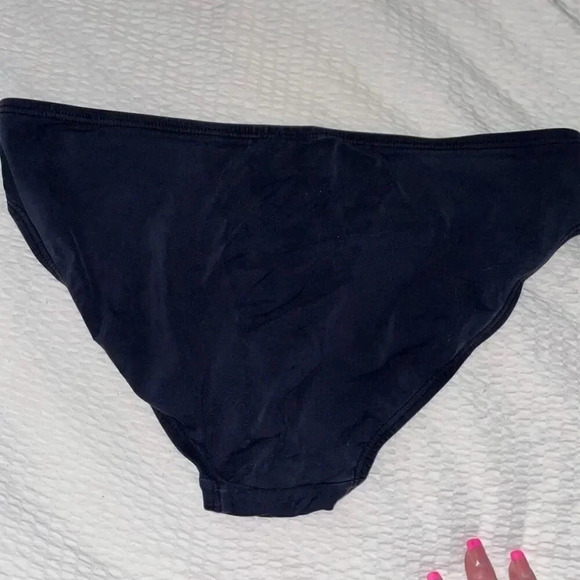 Michael Kors Women's Black Bikini Bottom Size L Solid Swimwear - Picture 4 of 9